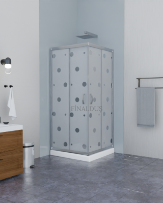 POOL SERİSİ DESENLİ CAM DUŞAKABİN