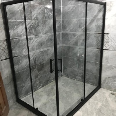 POOL SERİSİ SİYAH PROFİLLİ CAM DUŞAKABİN