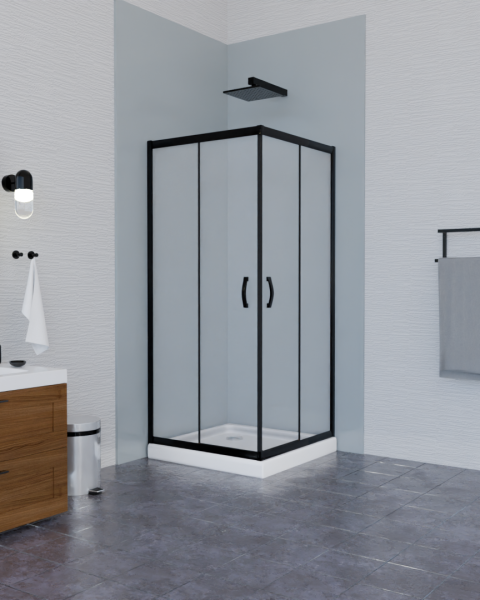 POOL SERİSİ SİYAH PROFİLLİ CAM DUŞAKABİN