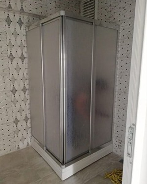 Bella Serisi Krom Profilli Mika Duşakabin