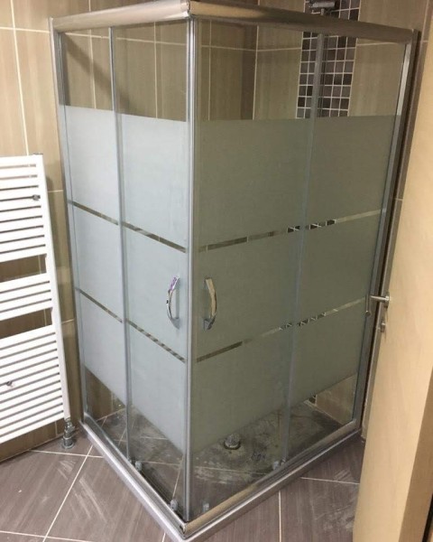 POOL SERİSİ DESENLİ CAM DUŞAKABİN