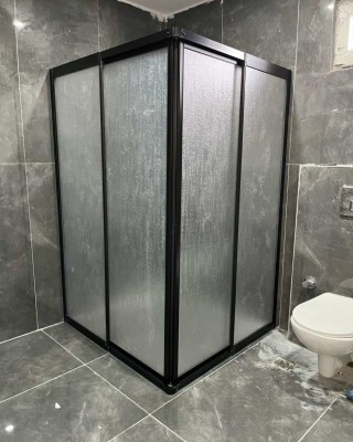 BELLA SERİSİ SİYAH PROFİLLİ MİKA DUŞAKABİN