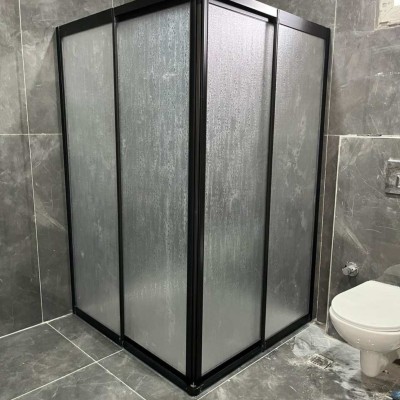 BELLA SERİSİ SİYAH PROFİLLİ MİKA DUŞAKABİN