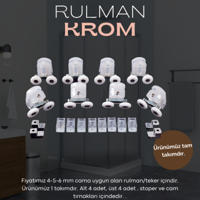 DUŞAKABİN RULMAN/TEKER 