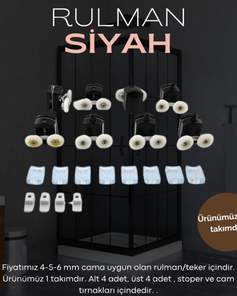 DUŞAKABİN RULMAN/TEKER