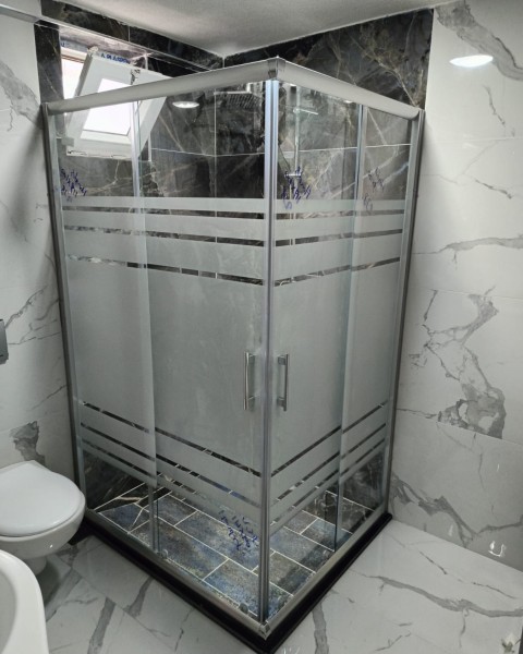 POOL SERİSİ DESENLİ CAM DUŞAKABİN