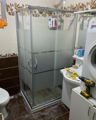 POOL SERİSİ DESENLİ CAM DUŞAKABİN