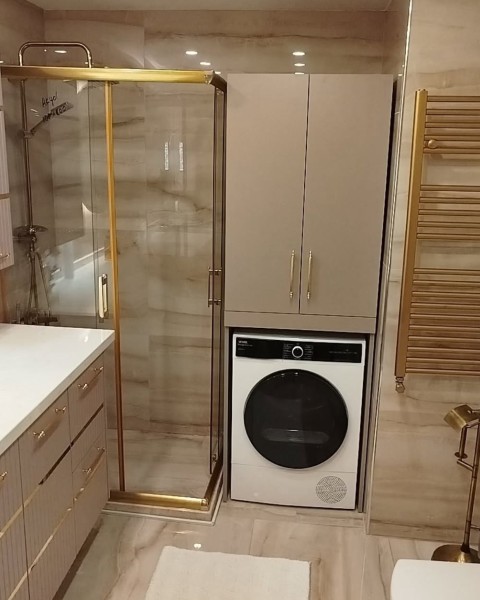 POOL SERİSİ GOLD PROFİLLİ ŞEFFAF CAM DUŞAKABİN